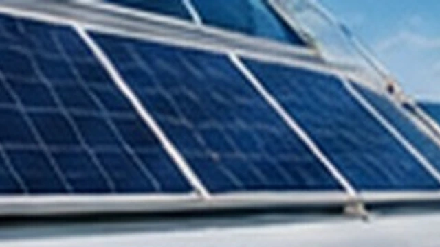Illustrative image: Marine Solar Panels